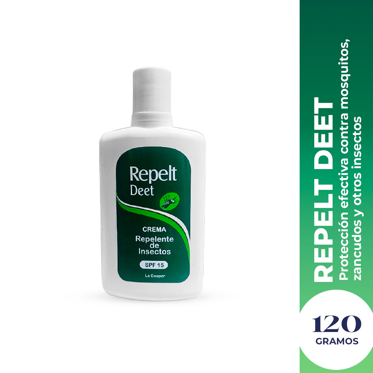 Repelt Deet Crema 120g - La Cooper