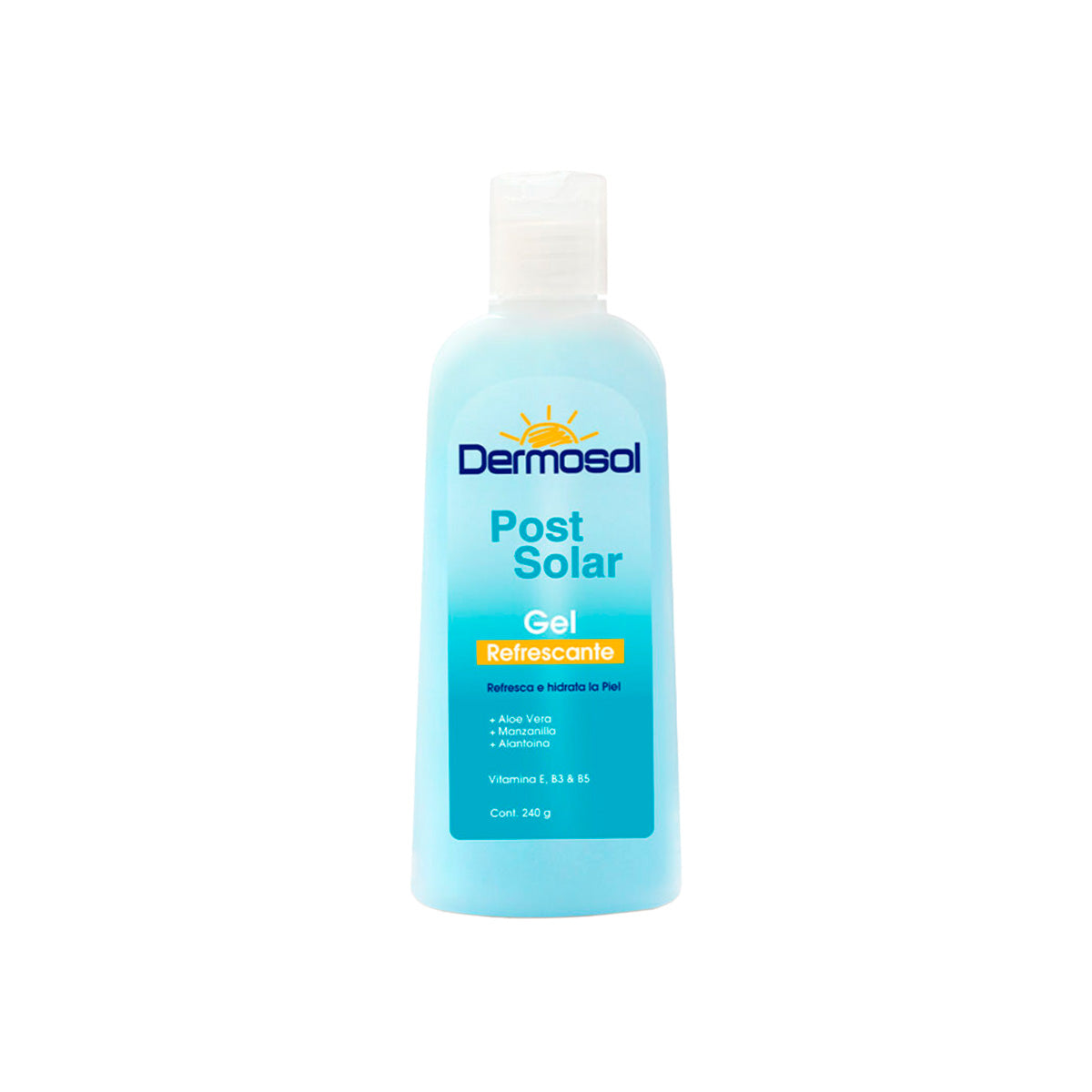 Dermosol Gel Siliconado Post Solar – Hidratación – 240g
