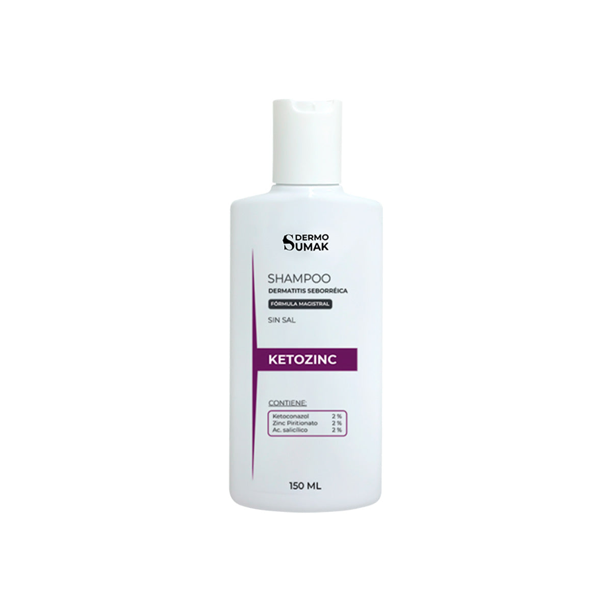 SHAMPOO KETOZINC SIN SAL 150ML - DERMO SUMAK