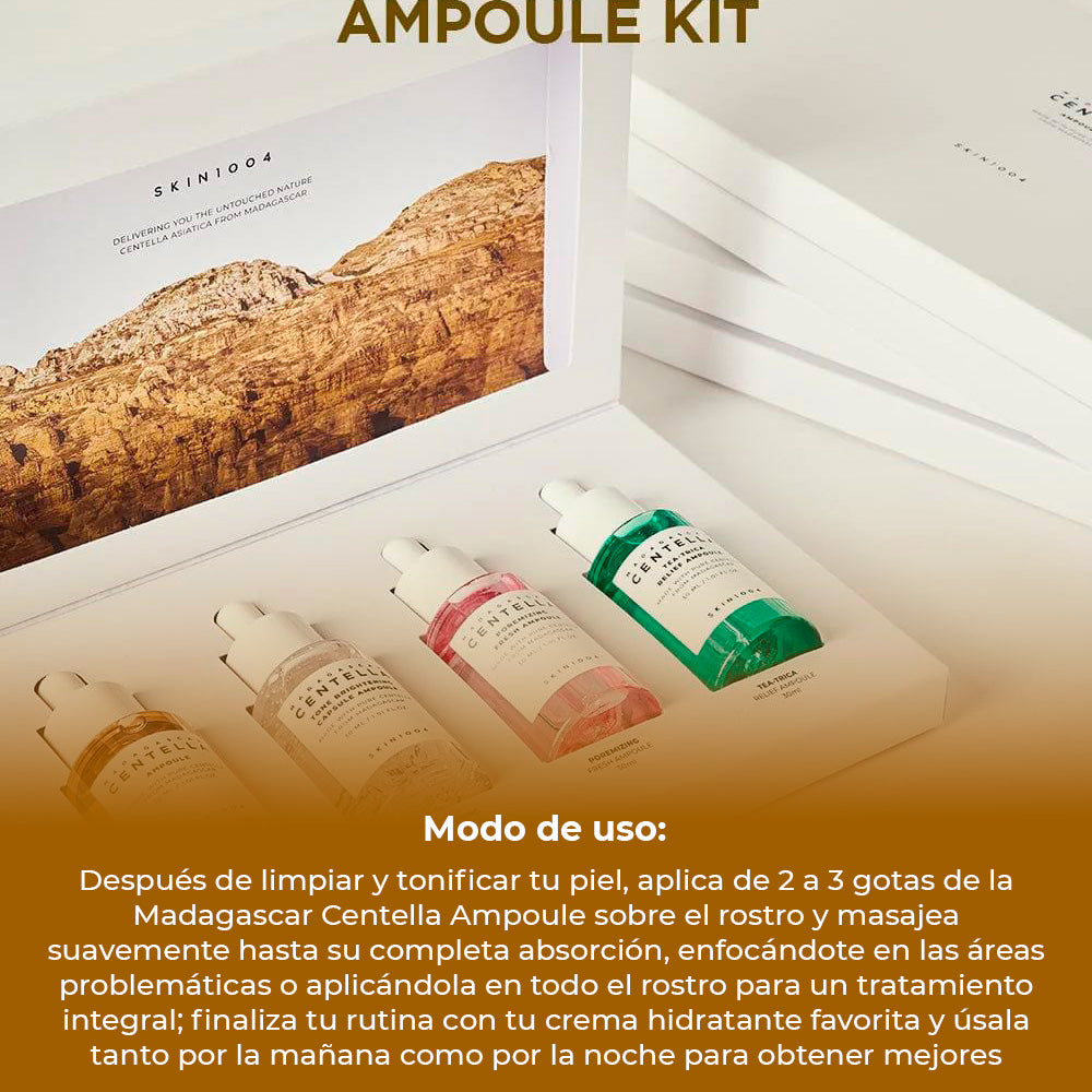 PREVENTA - Kit de Ampollas de Centella Madagascar SKIN1004