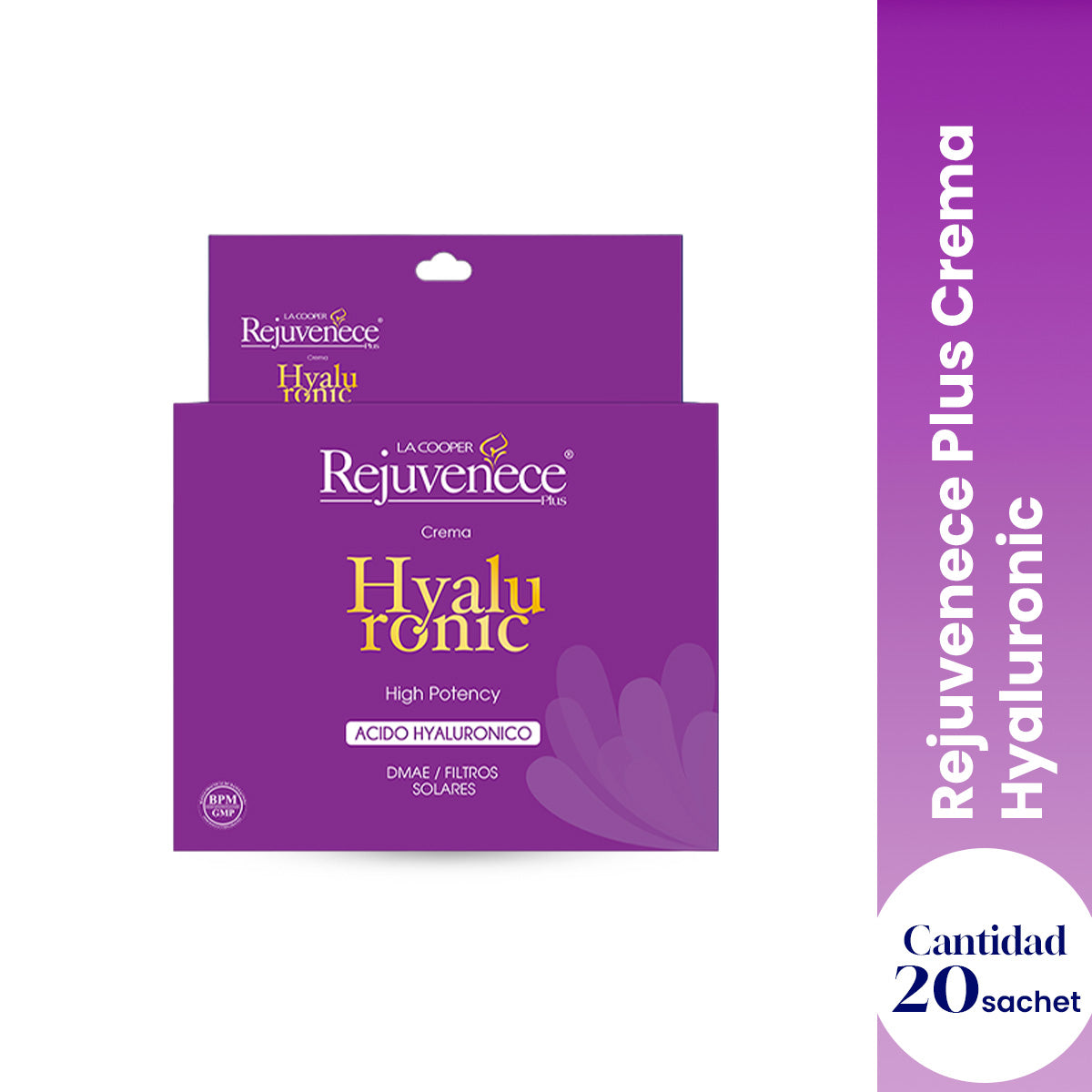 REJUVENECE PLUS CREMA HYALURONIC 10GR X 20 SACHETS - LA COOPER