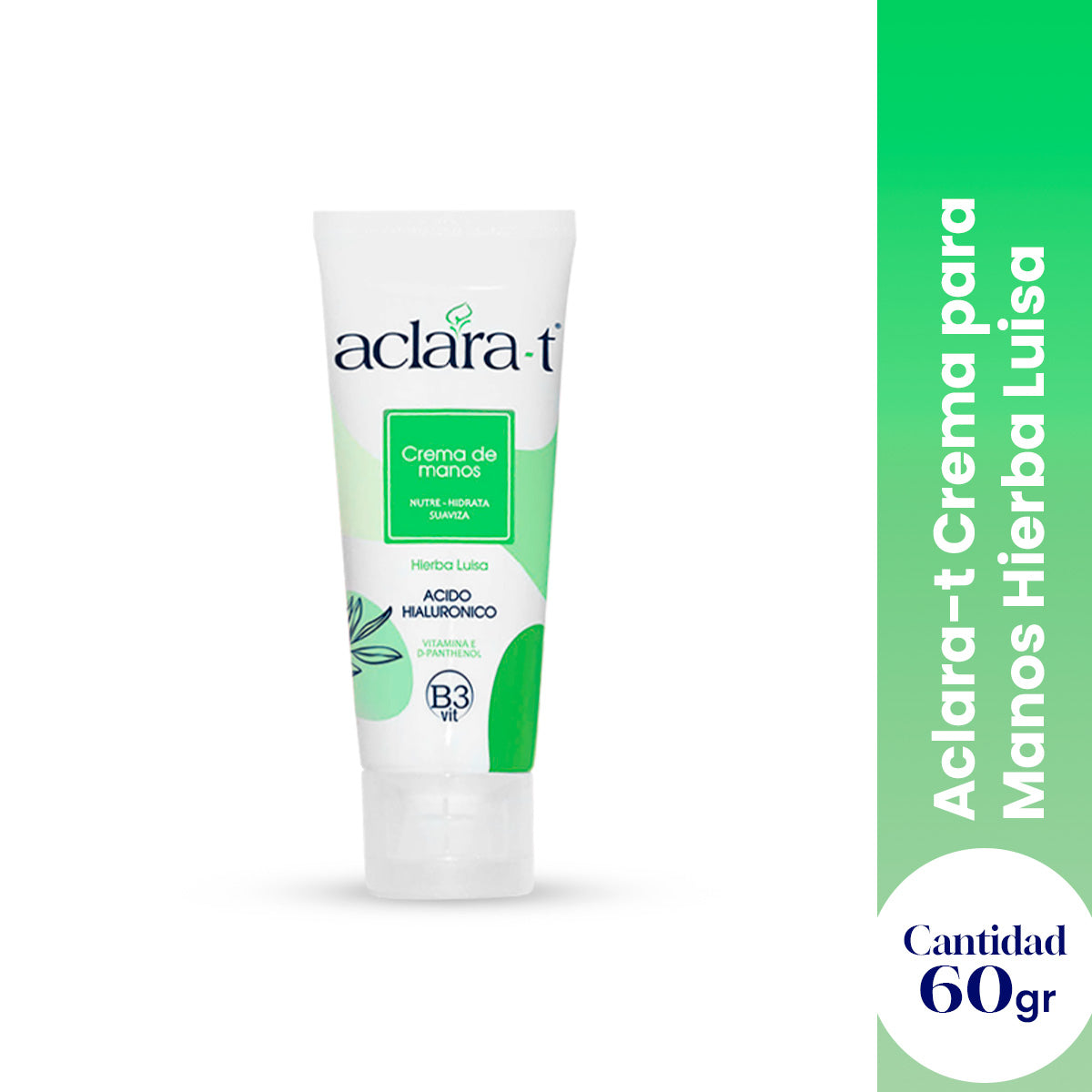 ACLARA-T CREMA DE MANOS HIERBA LUISA 60GR - LA COOPER