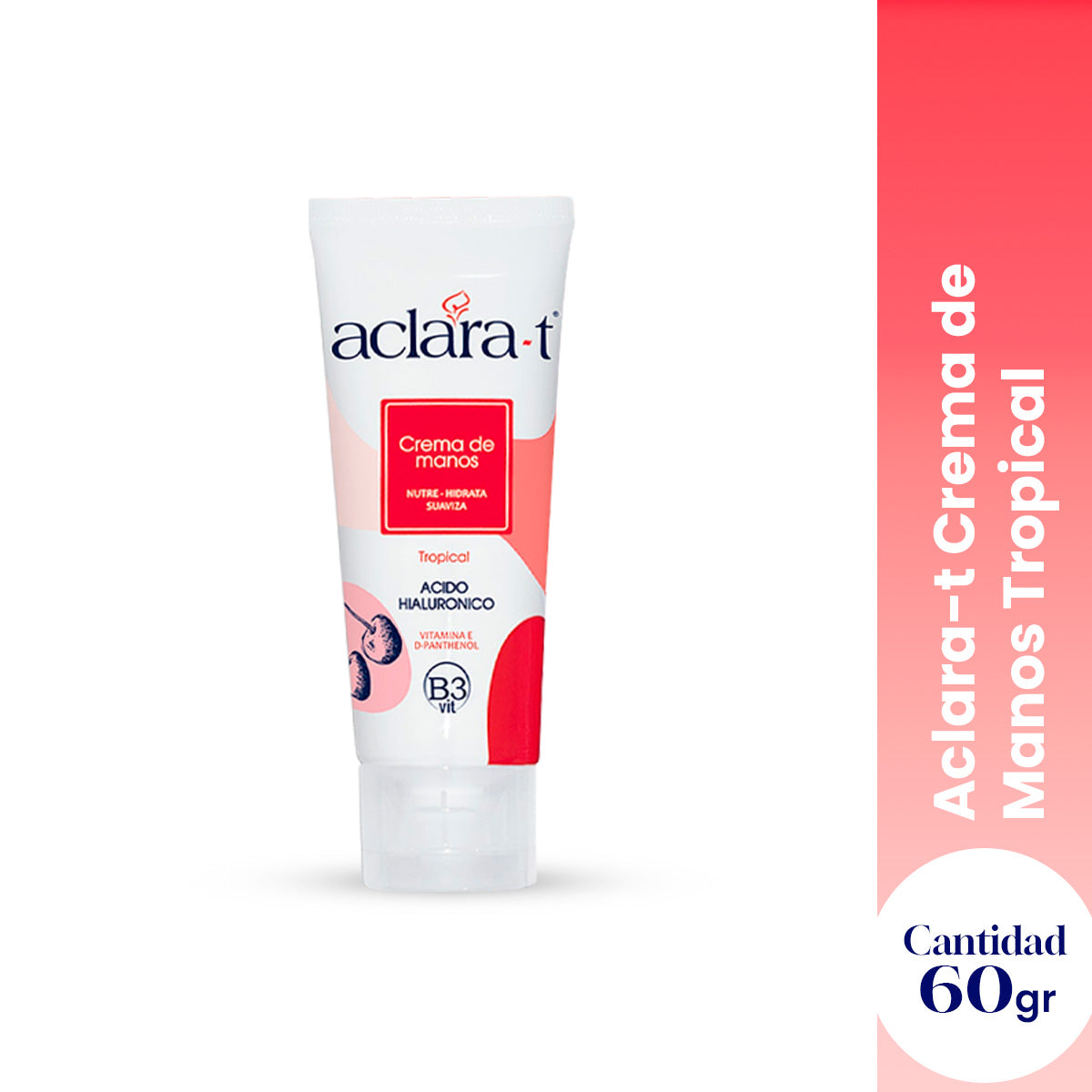 ACLARA-T CREMA DE MANOS ALMENDRAS Y VAINILLA 60GR - LA COOPER