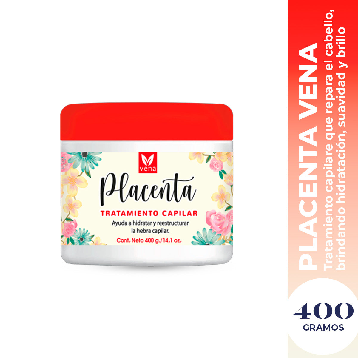 CREMA TRATAMIENTO CAPILAR PLACENTA X 400 G