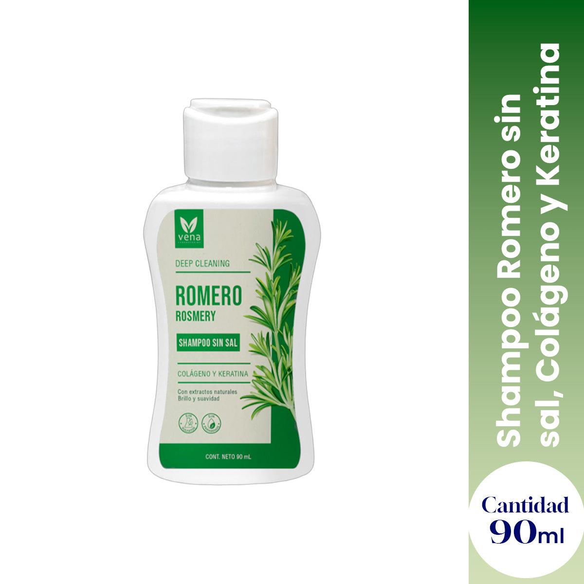 SHAMPOO ROMERO SIN SAL X 90 ML
