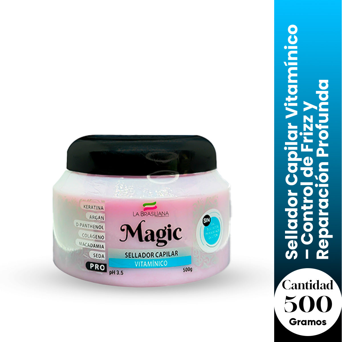 La Brasiliana Sellador Capilar Vitamínico – PRO 500g
