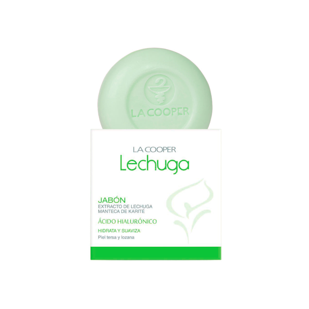 jabón lechuga con manteca de karite La cooper 80Gr