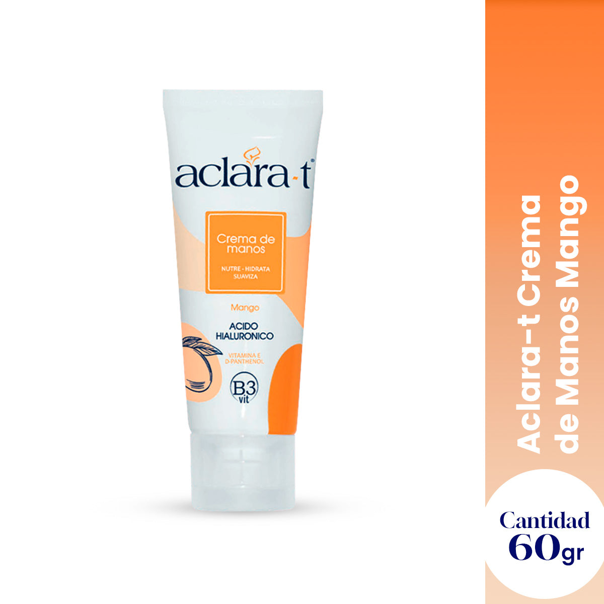 ACLARA-T CREMA DE MANOS - MANGO X 60G
