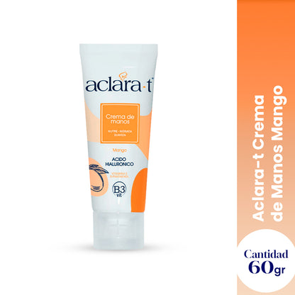 ACLARA-T CREMA DE MANOS - MANGO X 60G