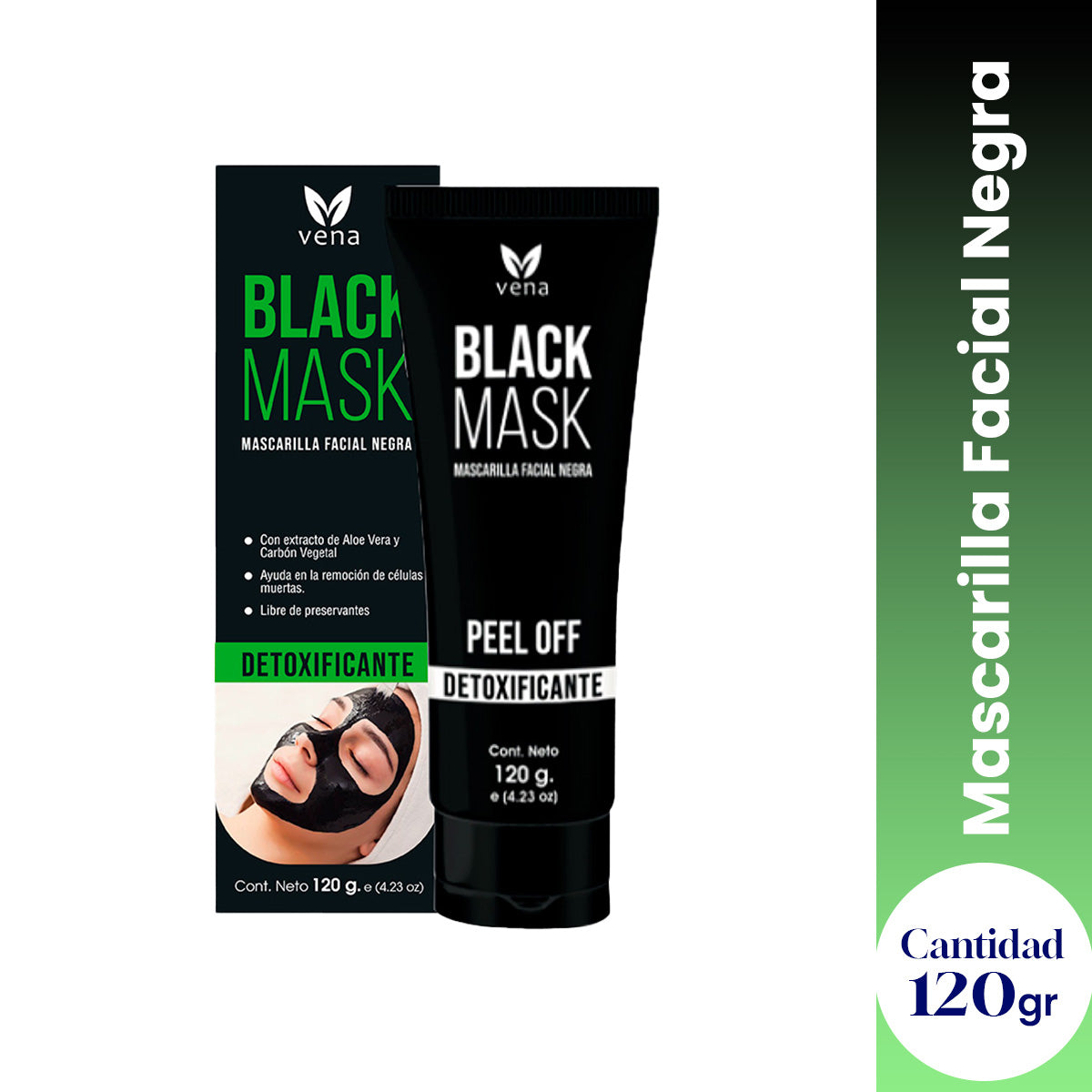 PEEL OFF / MASCARILLA FACIAL X 120 G