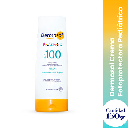 Crema Fotoprotectora Pediatrico 100 SPF Dermosol 150g