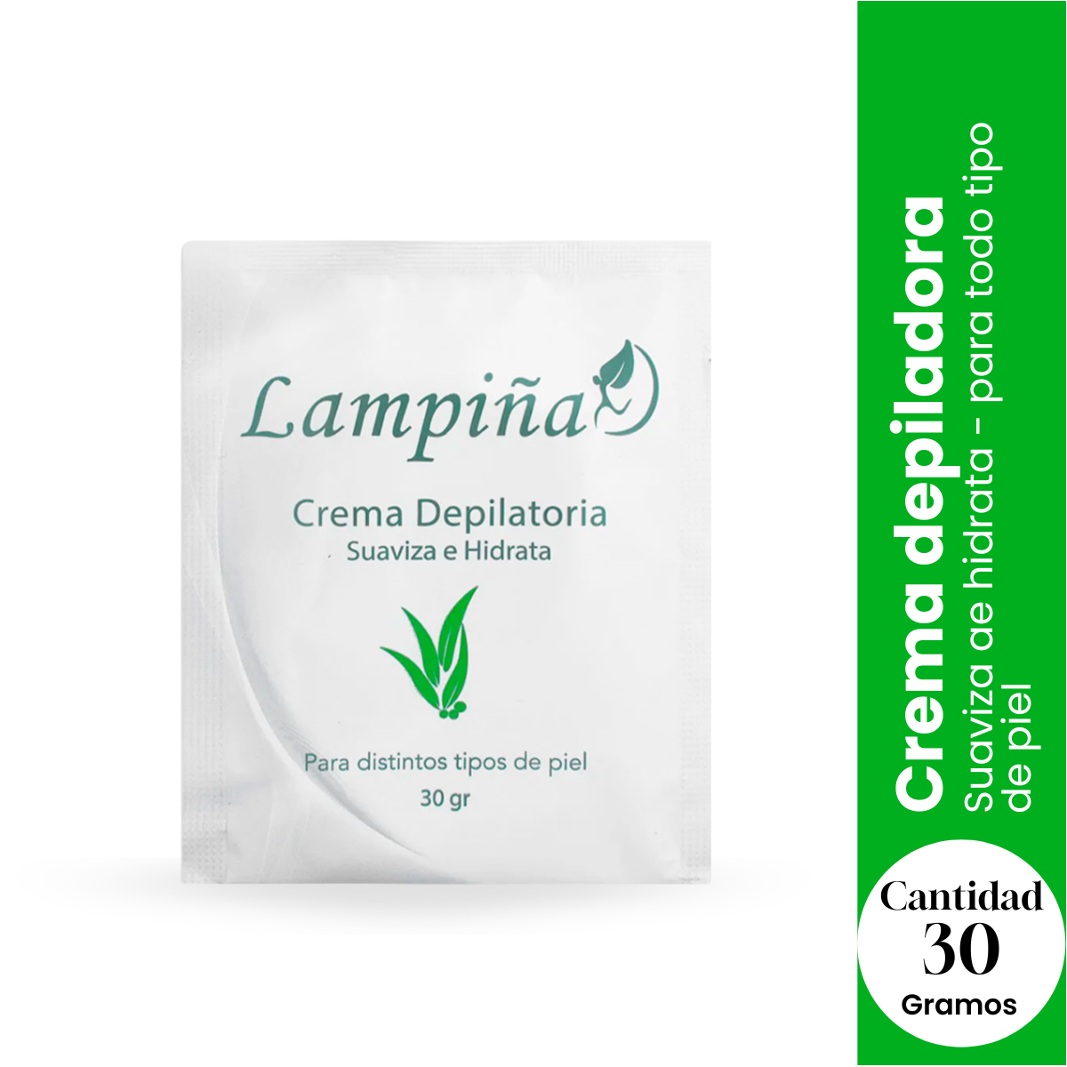 Crema Depiladora 30gr Lampiña