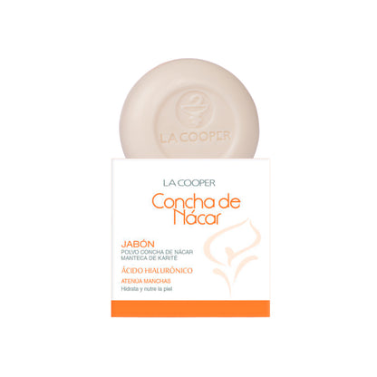 La Cooper Jabón – Hidratación – Concha de Nácar & Ácido Hialurónico 80g