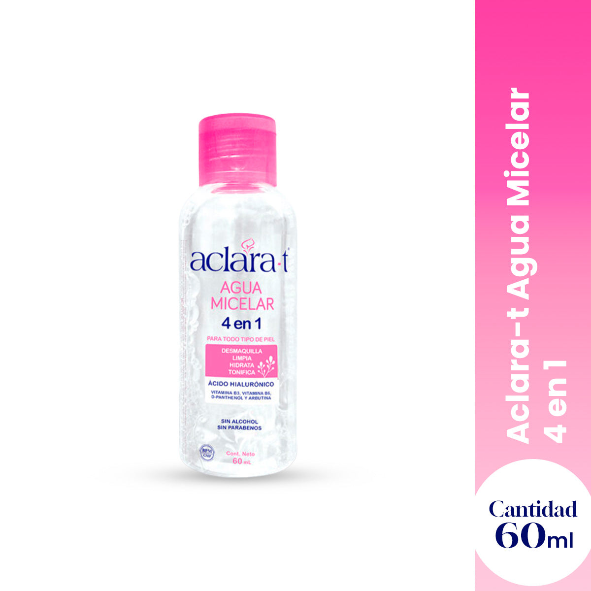 Agua Micelar 4EN1 Aclara -T 60 gr
