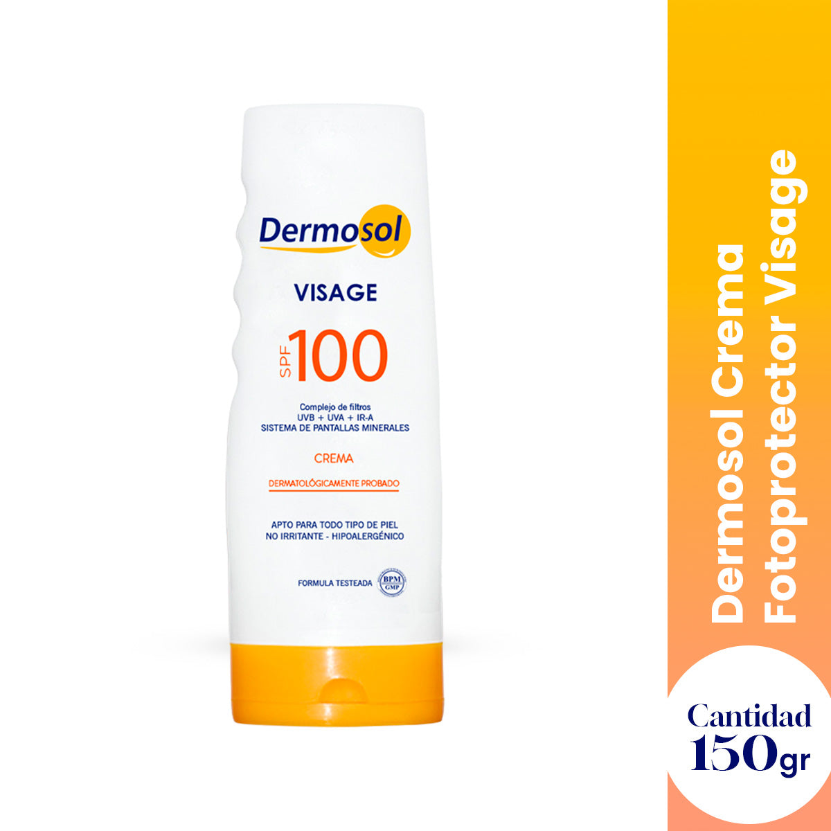 DERMOSOL VISAGE SPF 100 x 150G