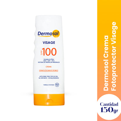 DERMOSOL VISAGE SPF 100 x 150G