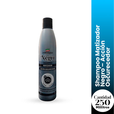 La Brasiliana Shampoo Matizador Negro – Acción Oscurecedor 250g