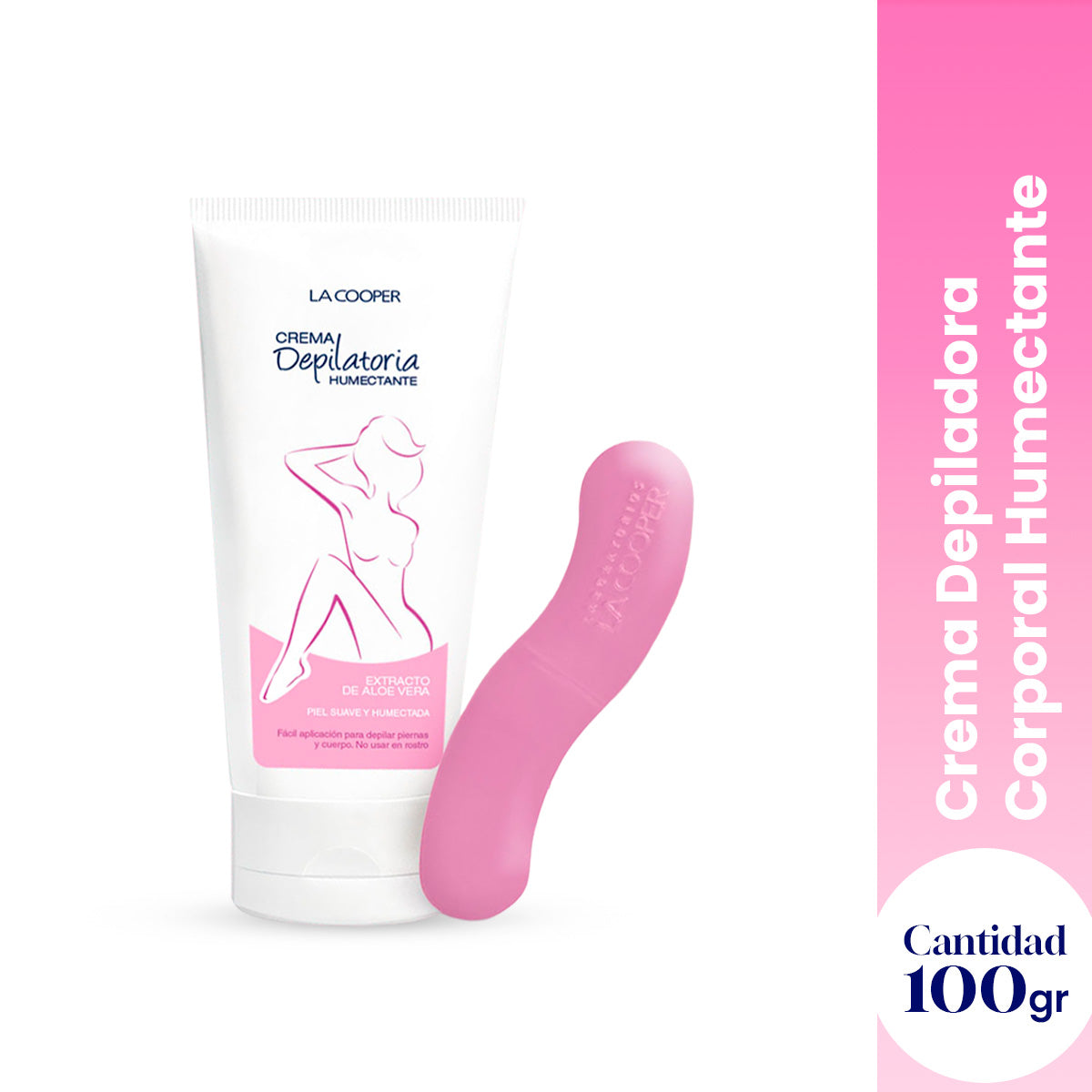 La Cooper Crema Depiladora Corporal – Hidrata – Aloe Vera 100g