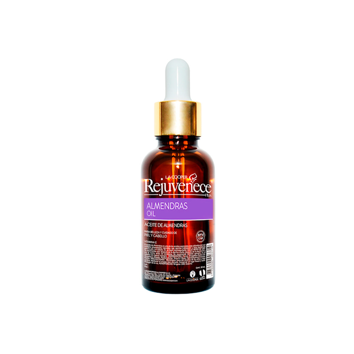 Aceite de almendras Vitamina E 30ml - Rejuvenece