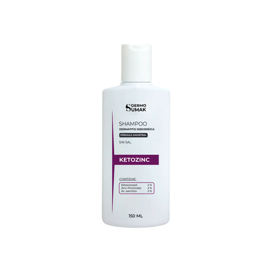 SHAMPOO KETOZINC SIN SAL 150ML - DERMO SUMAK