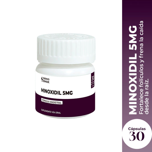 MINOXIDIL 5MG X 30 CAPSULAS - Dermo-Sumak