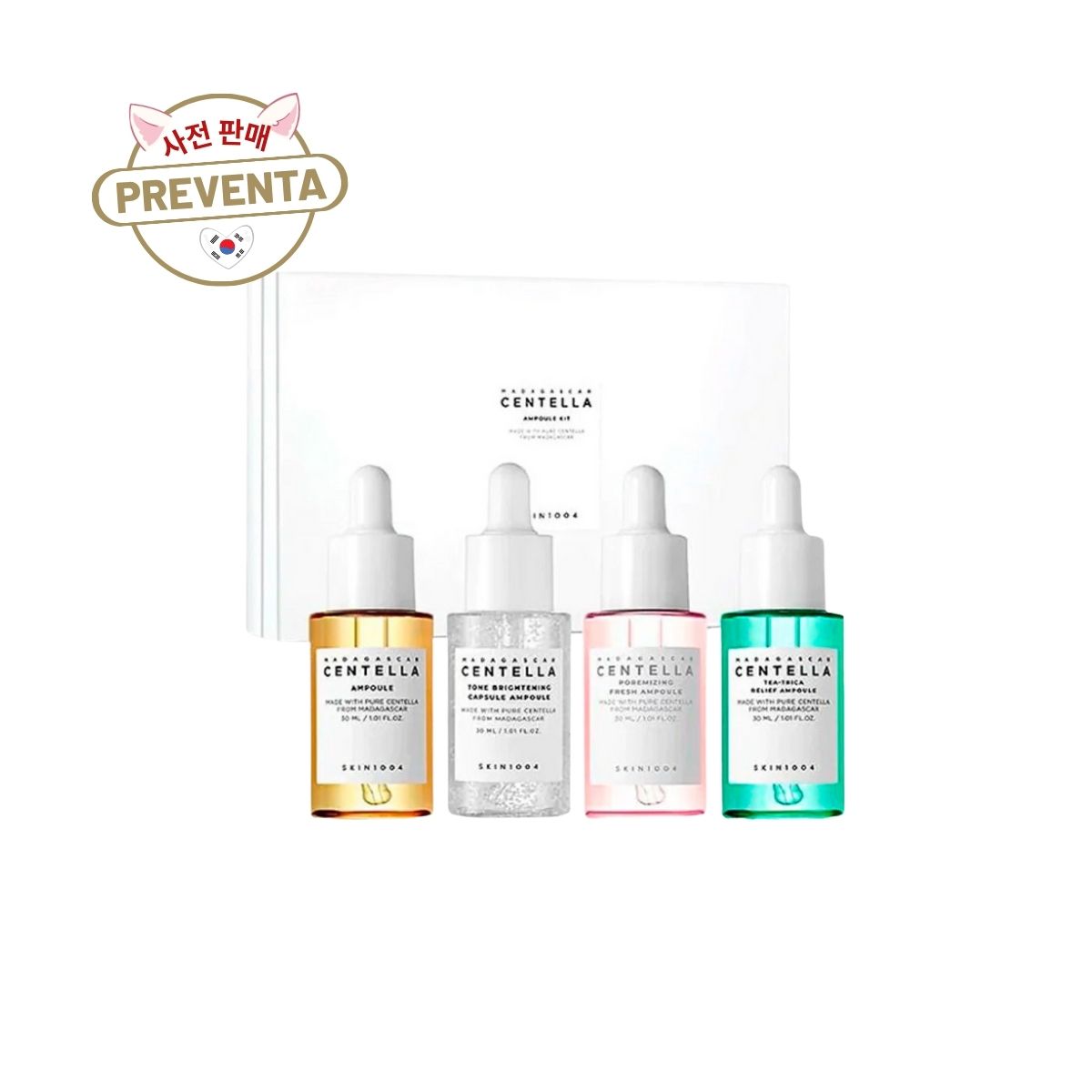 PREVENTA - Kit de Ampollas de Centella Madagascar SKIN1004