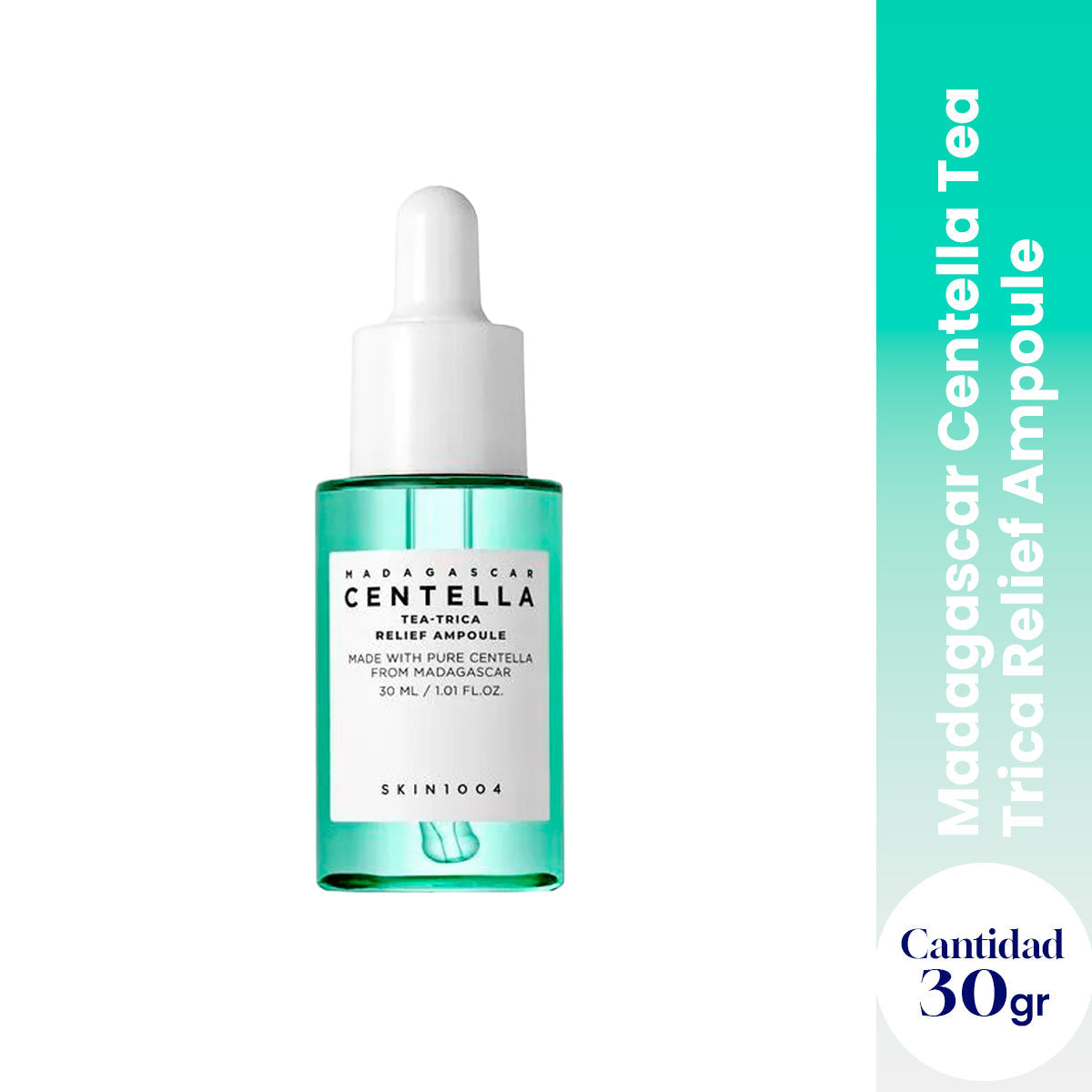 Madagascar Centella Tea Trica Relief Ampoule 30ml - Skin1004