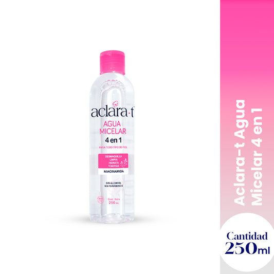 ACLARA-T AGUA MICELAR 250 ML - LA COOPER