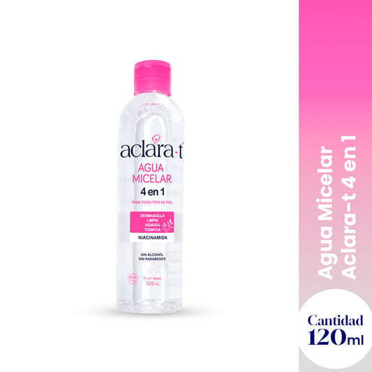 ACLARA-T AGUA MICELAR X 120ML - LA COOPER