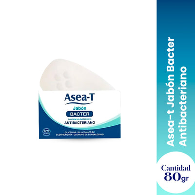 ASEA-T JABON BACTER ANTIBACTERIANO 80GR - LA COOPER