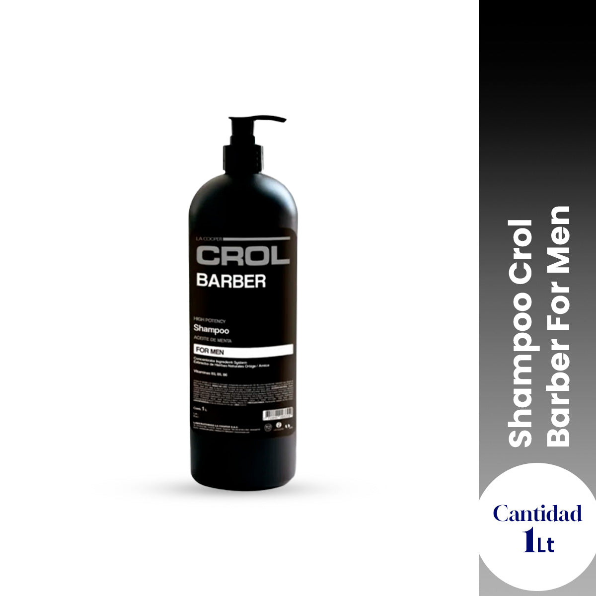 SHAMPOO CROL BARBER FOR MEN 1LT - LA COOPER