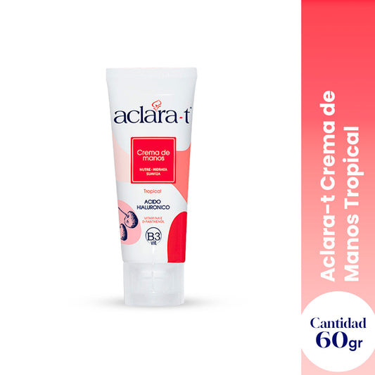 ACLARA-T CREMA DE MANOS ALMENDRAS Y VAINILLA 60GR - LA COOPER