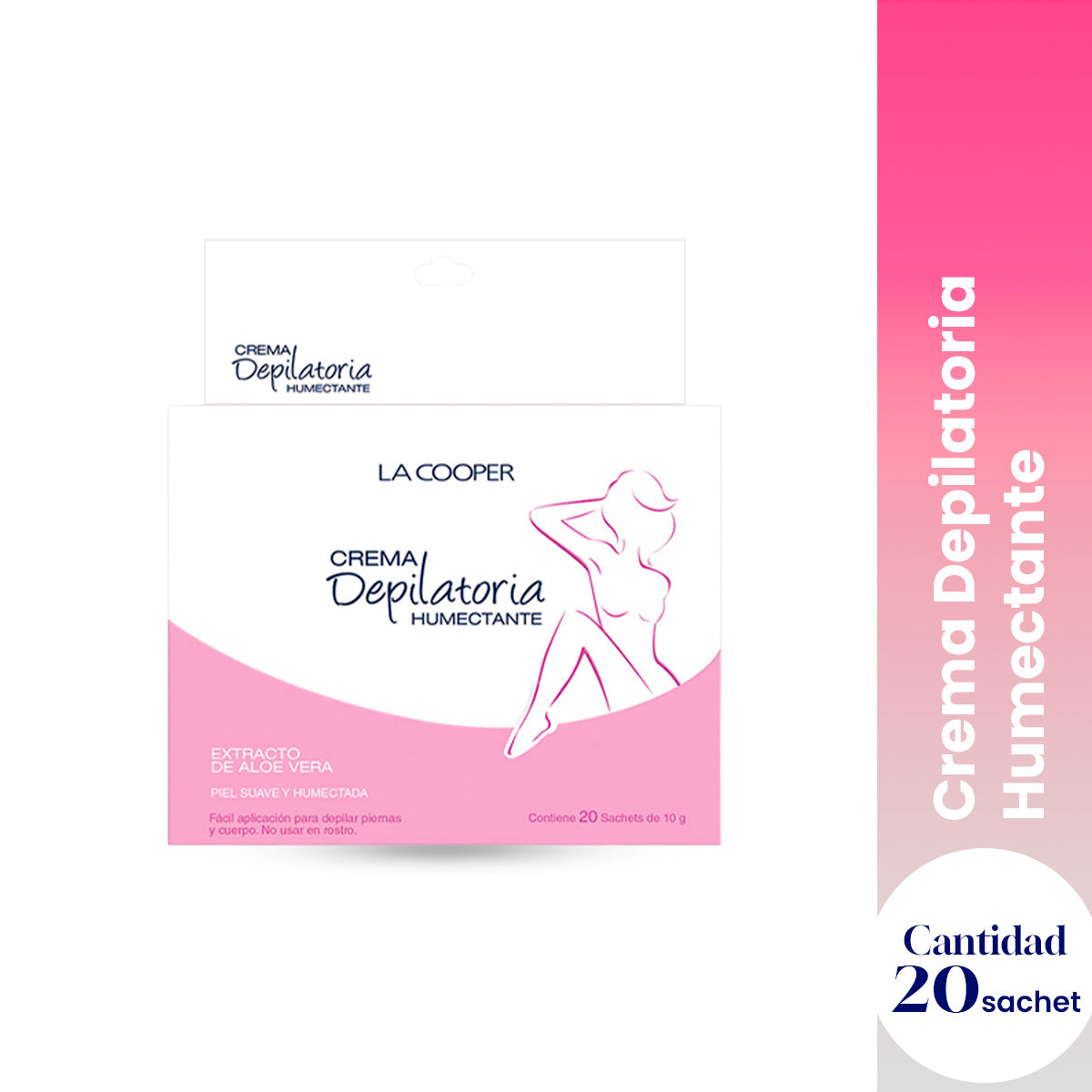 CREMA DEPILATORIA LA COOPER 10GR X 20 SACHETS - LA COOPER