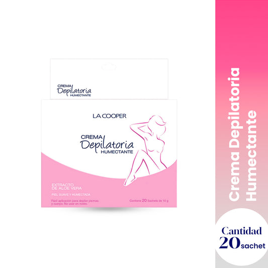 CREMA DEPILATORIA LA COOPER 10GR X 20 SACHETS - LA COOPER