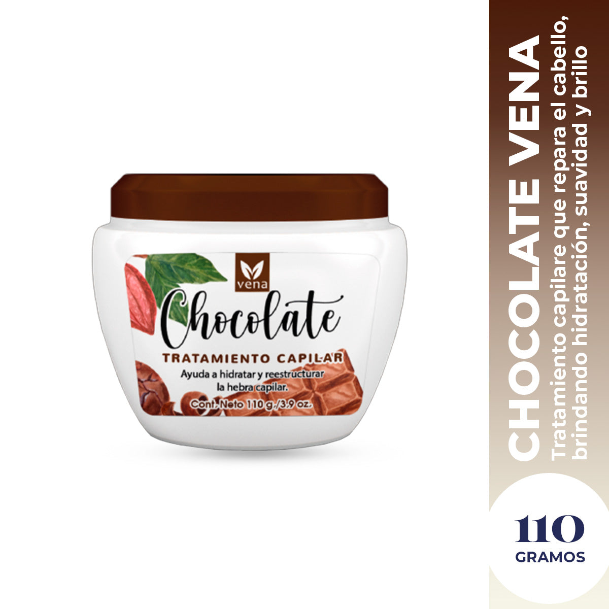 CREMA TRATAMIENTO CAPILAR CHOCOLATE  X 110 G