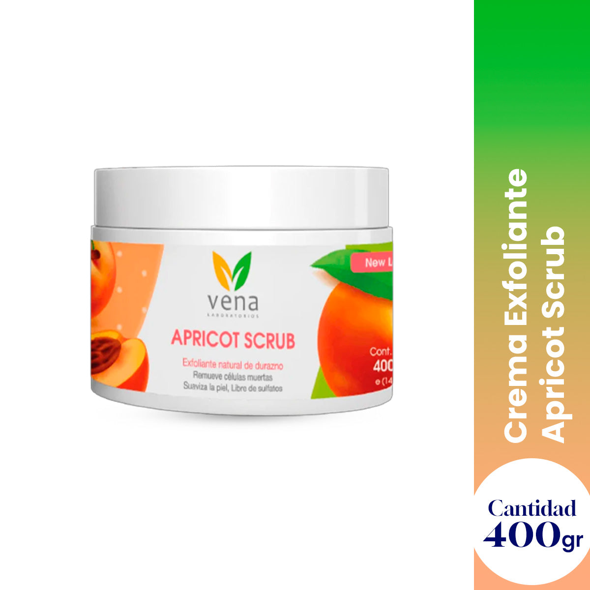 CREMA EXFOLIANTE APRICOT SCRUB POTE X 400 G.