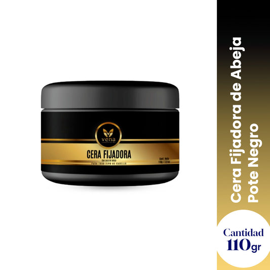 CERA FIJADORA DE ABEJA X 110 G. POTE NEGRO