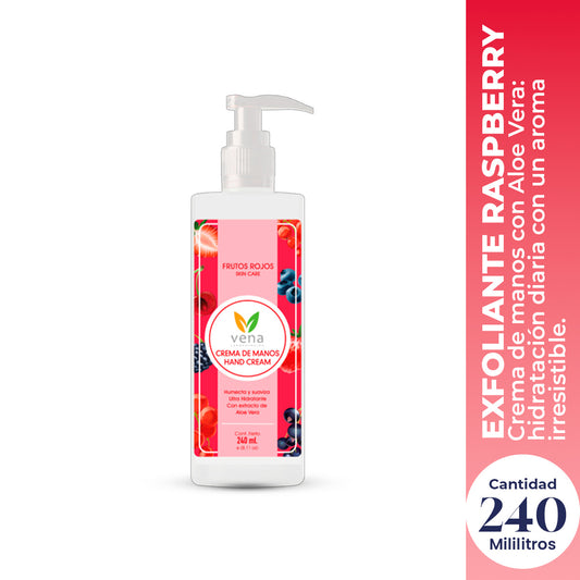 Vena Crema de Manos con Extracto de Frutos Rojos 240ml – Hidratación