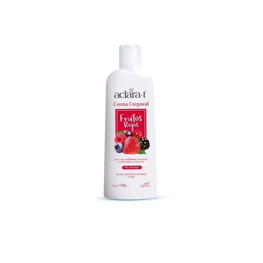 ACLARA-T CREMA CORPORAL VARIEDAD FRUTOS ROJOS X 150G