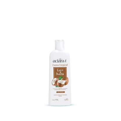 Aclara-T Crema Corporal Hidratante – Coco & Avena 150g