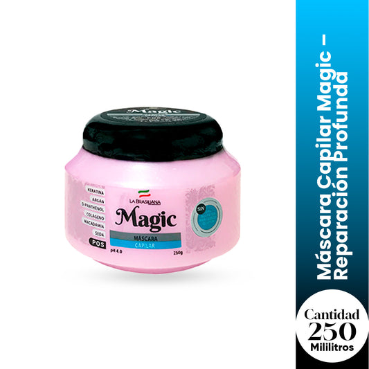 La Brasiliana Máscara Capilar Magic – Reparación Profunda – 250g