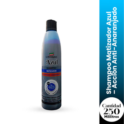 La Brasiliana Shampoo Matizador Azul – Acción Anti-Anaranjado 250g