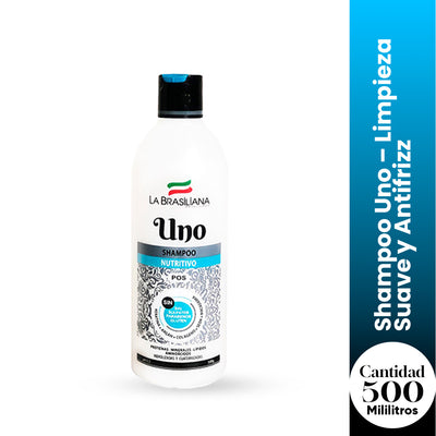 La Brasiliana Shampoo Uno – Limpieza Suave y Antifrizz – Pos
