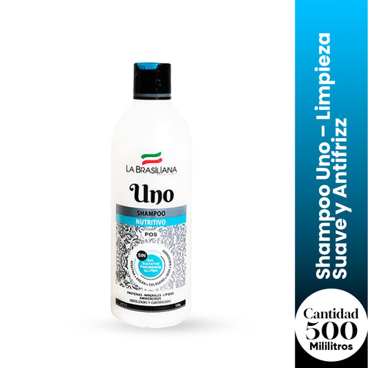 La Brasiliana Shampoo Uno – Limpieza Suave y Antifrizz – Pos